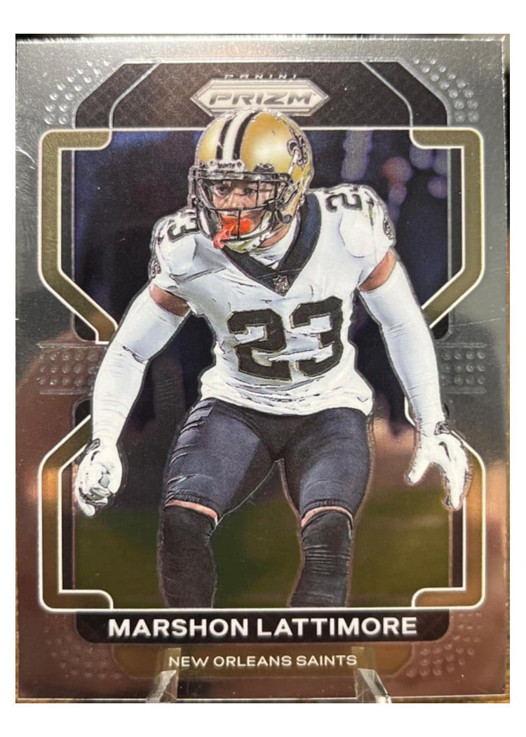 2021 Panini Prizm Base Set Marshon Lattimore #308 card