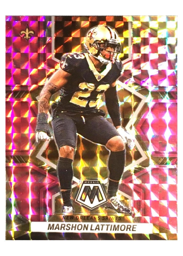 2022 Panini Mosaic Base Set Marshon Lattimore #143 card