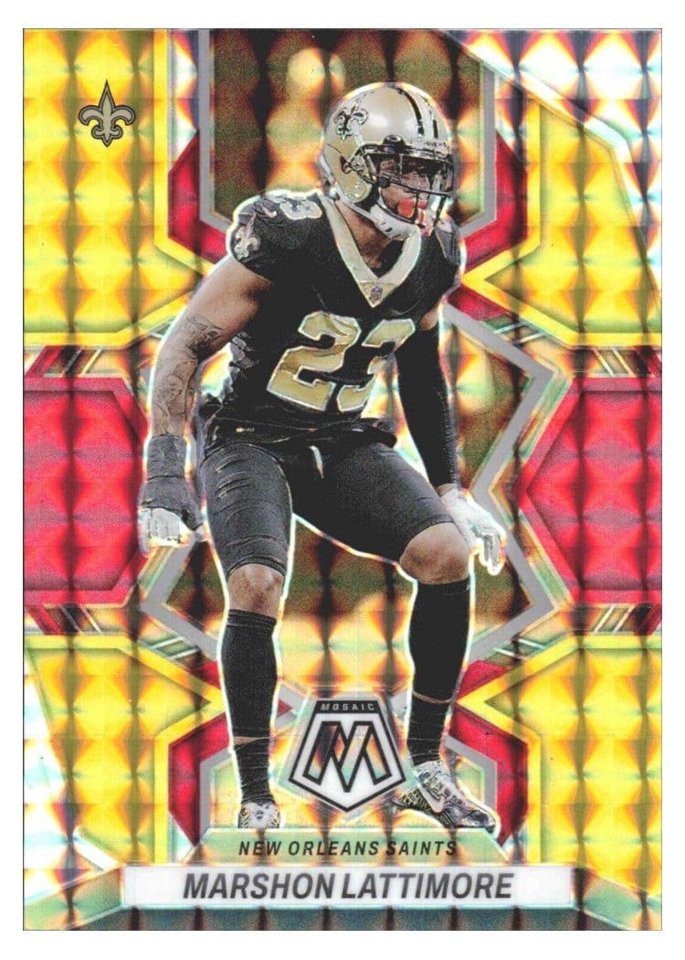 2022 Panini Mosaic Base Set Marshon Lattimore #143 card
