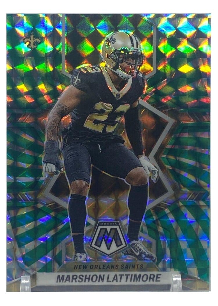 2022 Panini Mosaic Base Set Marshon Lattimore #143 card