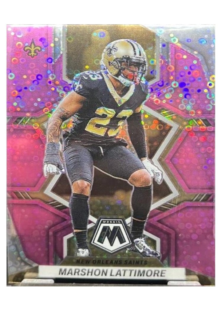 2022 Panini Mosaic Base Set Marshon Lattimore #143 card
