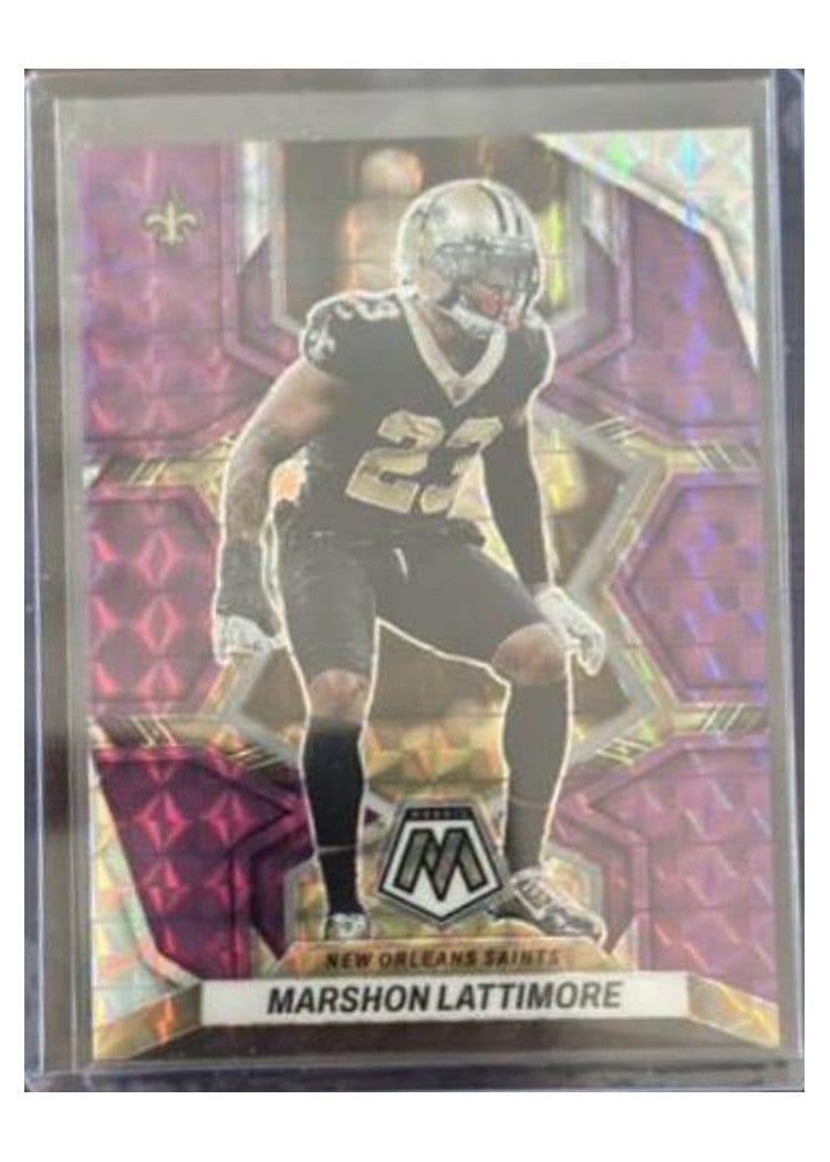 2022 Panini Mosaic Base Set Marshon Lattimore #143 card