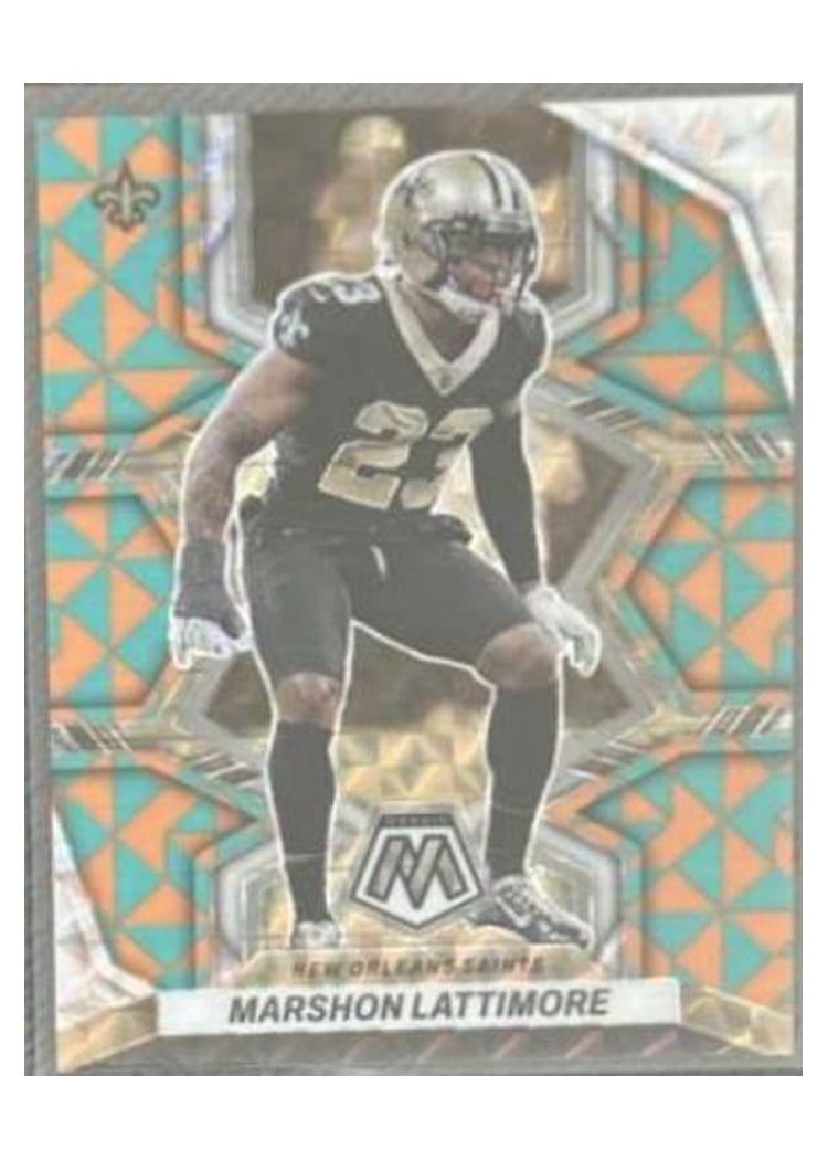 2022 Panini Mosaic Base Set Marshon Lattimore #143 card