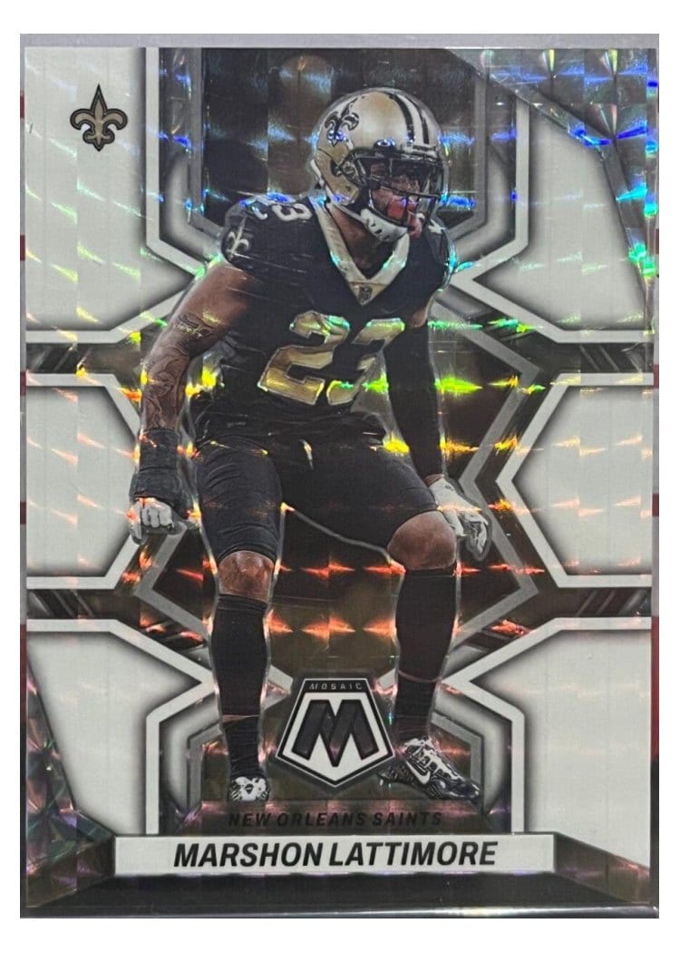 2022 Panini Mosaic Base Set Marshon Lattimore #143 card