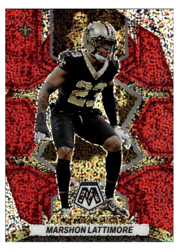 2022 Panini Mosaic Base Set Marshon Lattimore #143 card
