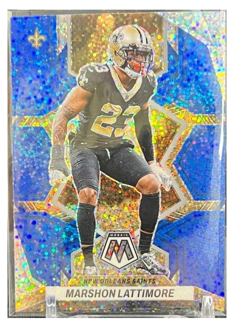 2022 Panini Mosaic Base Set Marshon Lattimore #143 card