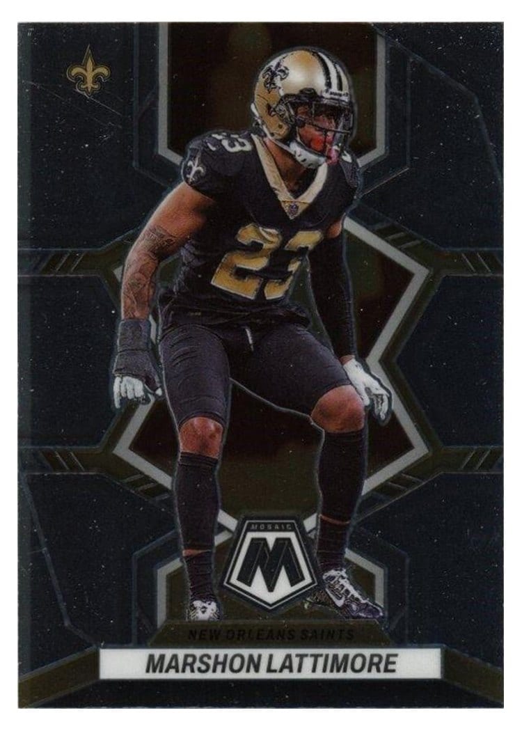 2022 Panini Mosaic Base Set Marshon Lattimore #143 card