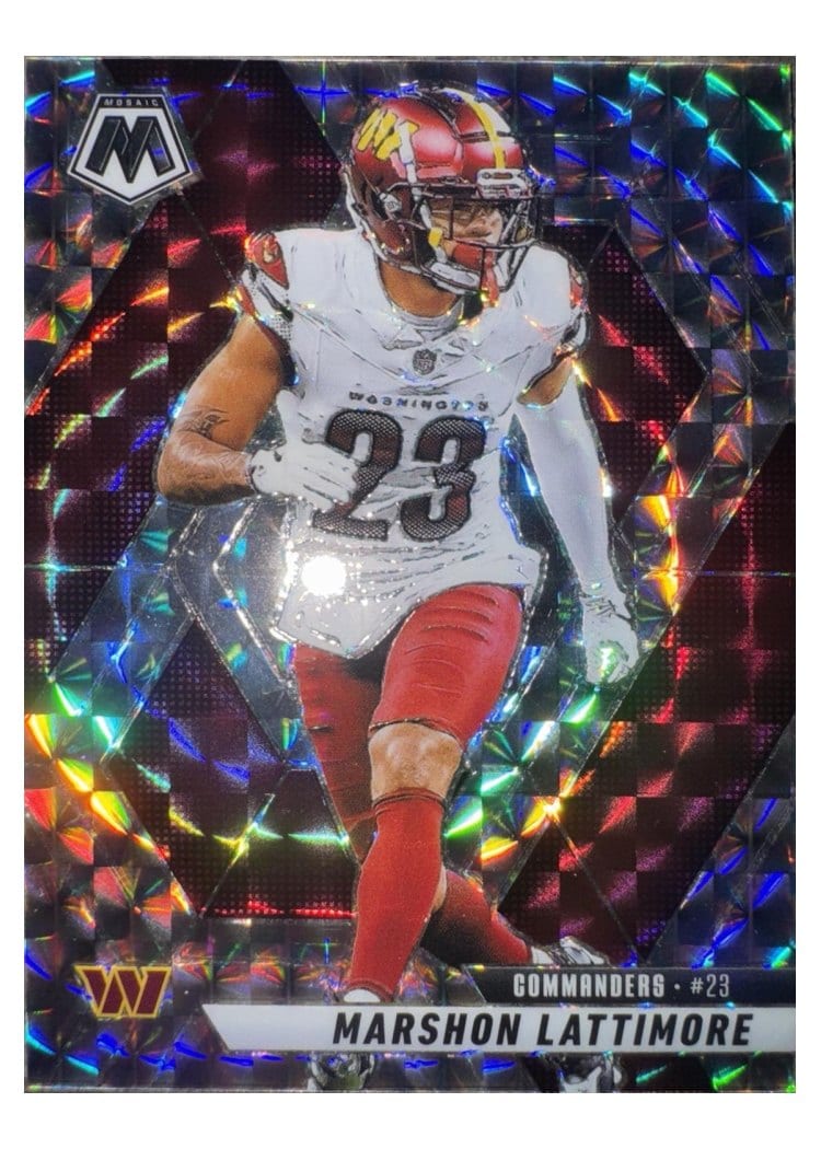 2025 Panini Mosaic Base Set Marshon Lattimore #7 card