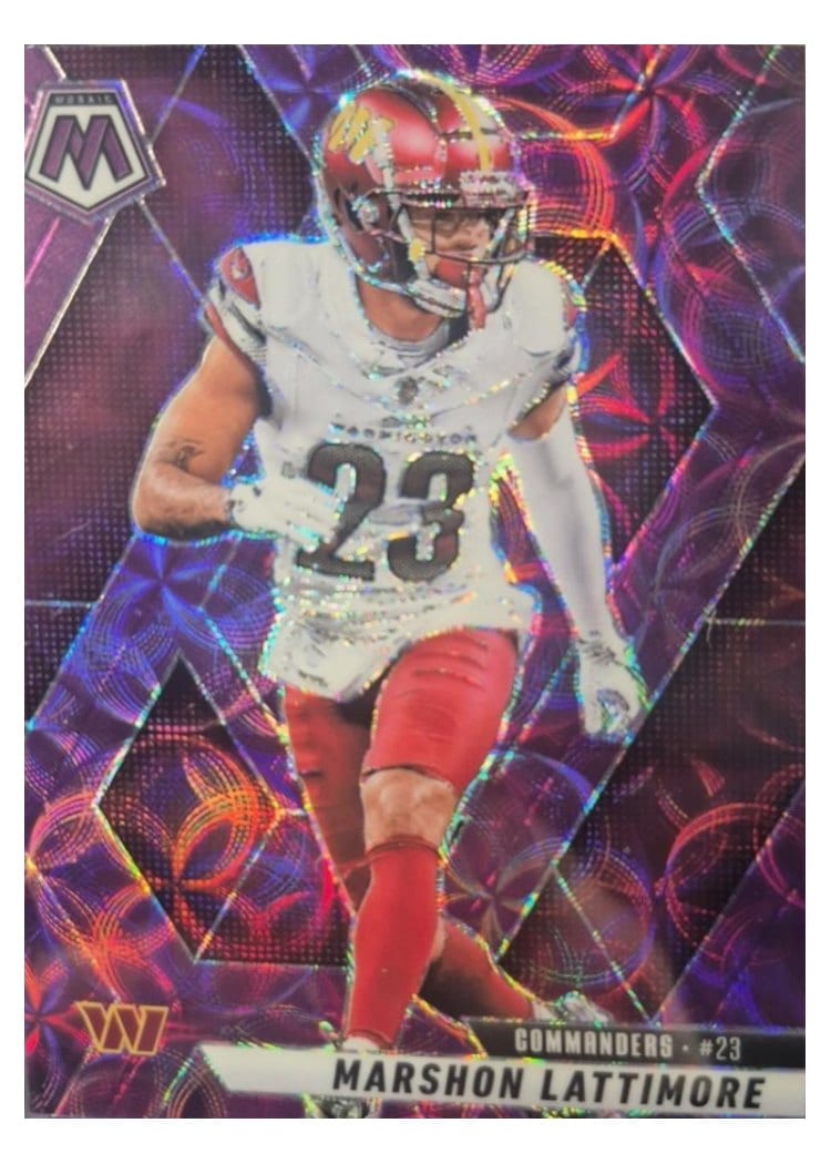 2025 Panini Mosaic Base Set Marshon Lattimore #7 card