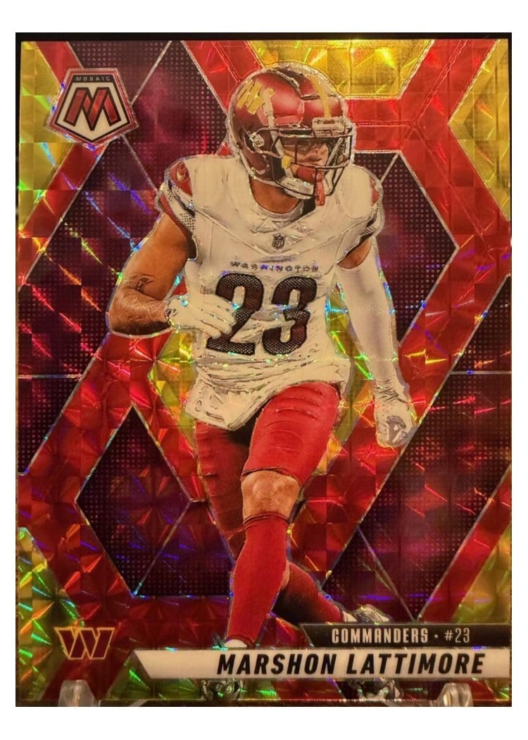 2025 Panini Mosaic Base Set Marshon Lattimore #7 card