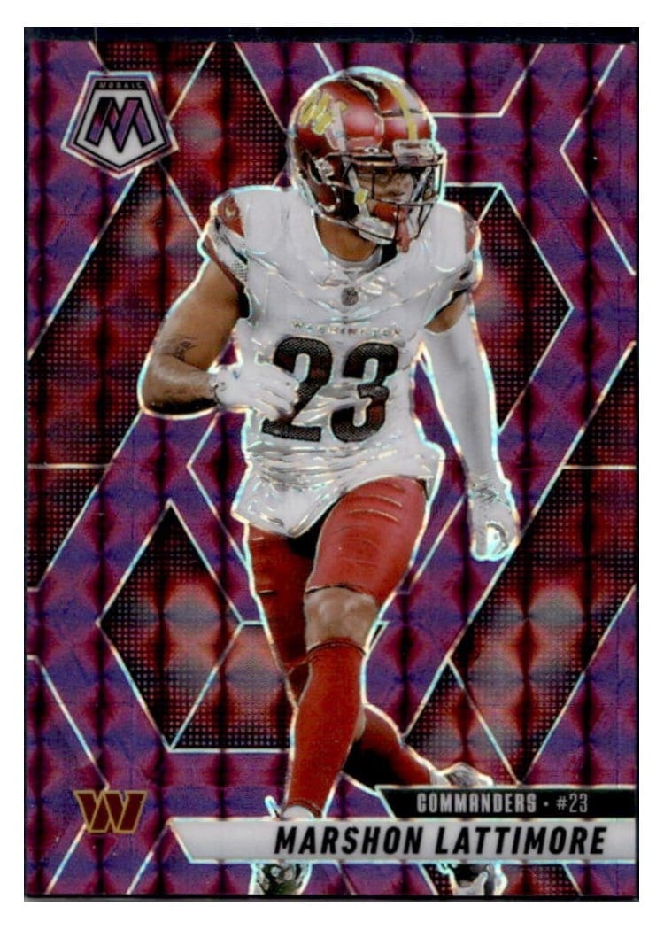 2025 Panini Mosaic Base Set Marshon Lattimore #7 card
