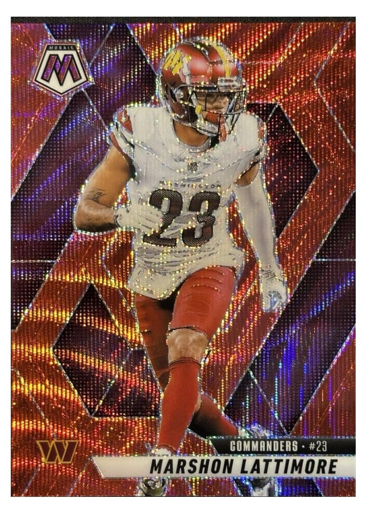 2025 Panini Mosaic Base Set Marshon Lattimore #7 card