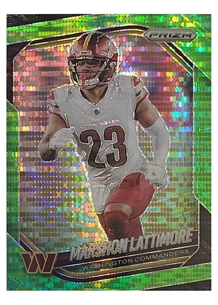 2025 Panini Prizm Base Set Marshon Lattimore #184 card