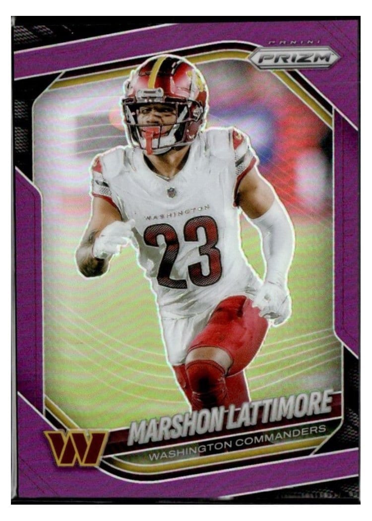 2025 Panini Prizm Base Set Marshon Lattimore #184 card