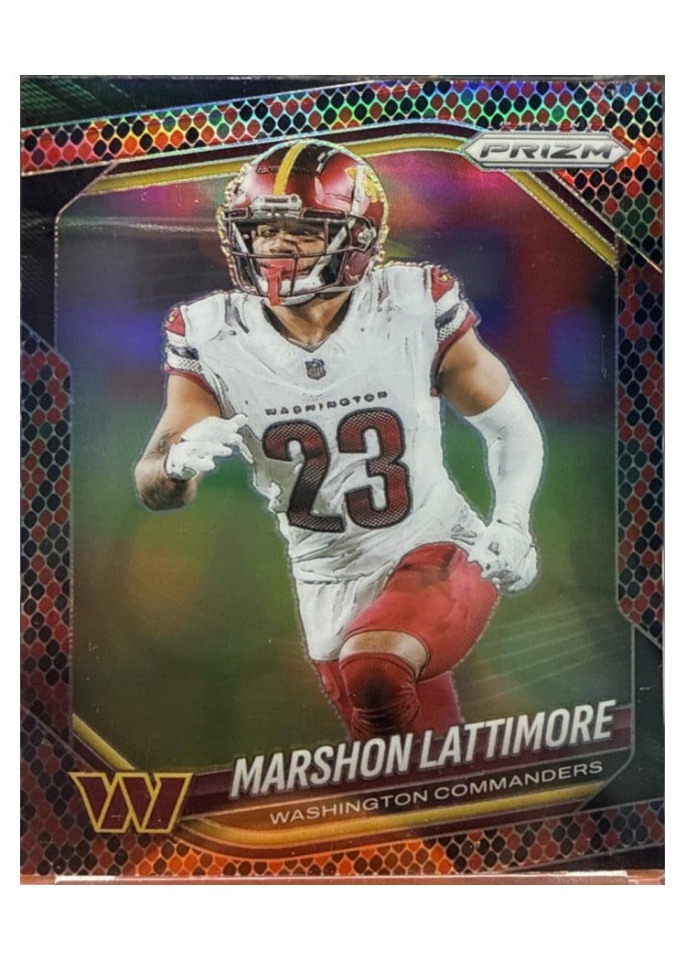 2025 Panini Prizm Base Set Marshon Lattimore #184 card