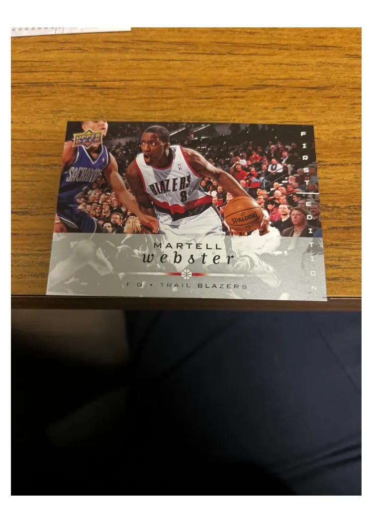 2008 Upper Deck First Edition Martell Webster #158