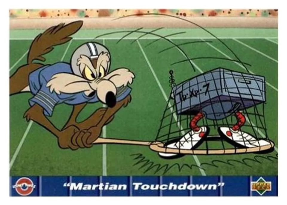 1992 Upper Deck Comic Ball 4 Martian Touchdown #164 card