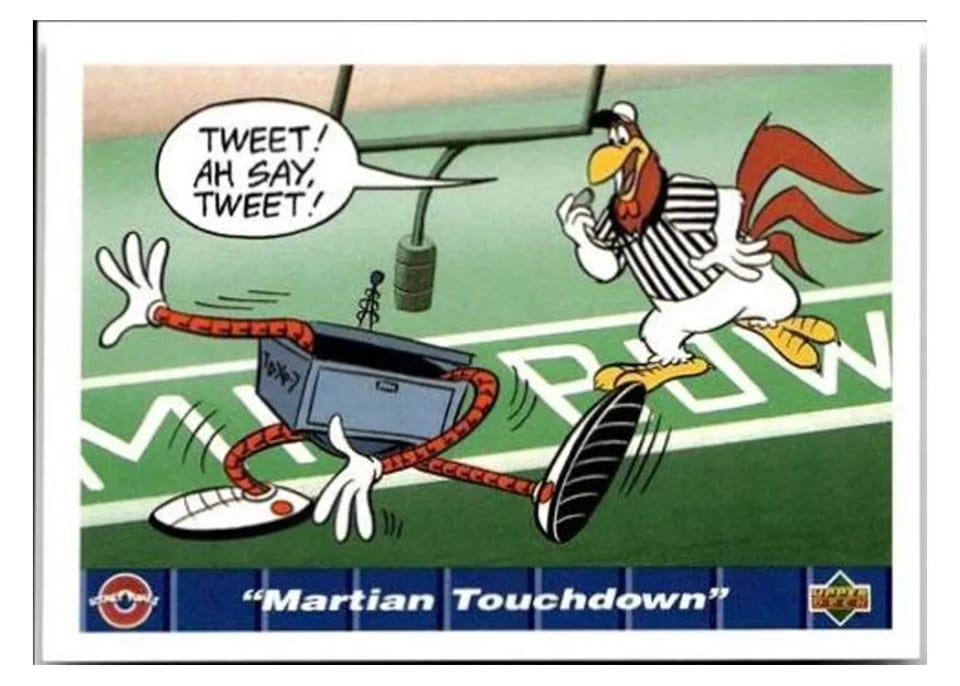 1992 Upper Deck Comic Ball 4 Martian Touchdown #168 card