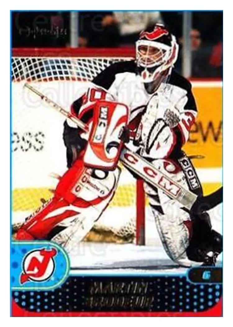 2001 O Pee Chee Martin Brodeur #3 card