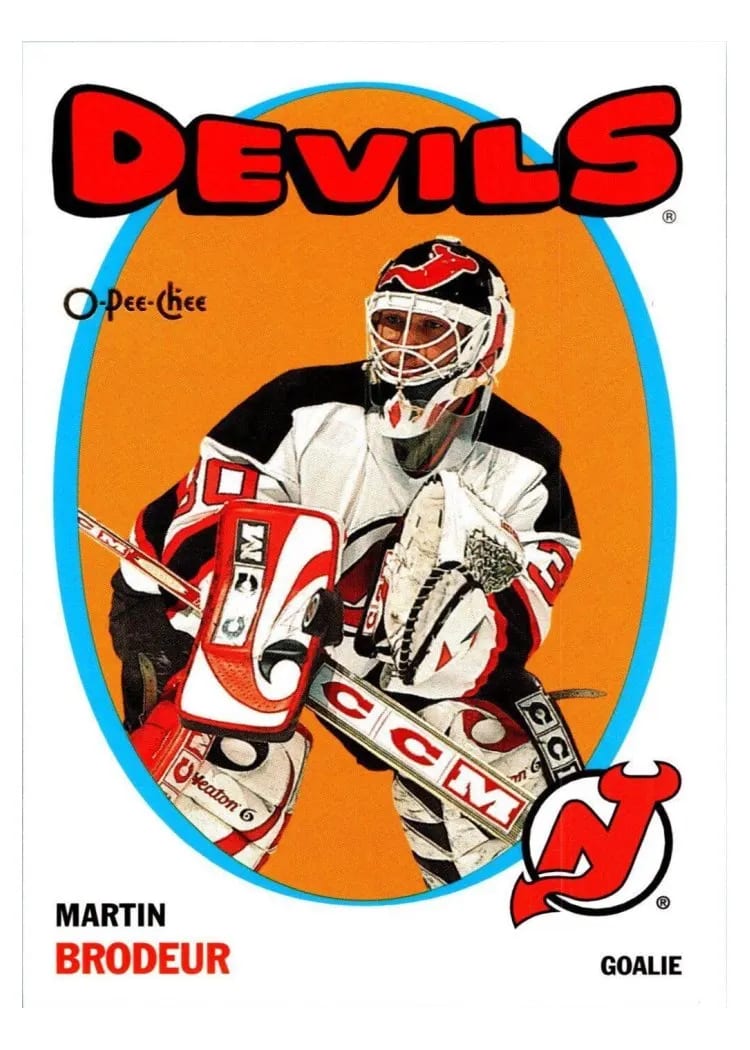 2001 O Pee Chee Martin Brodeur #3 card