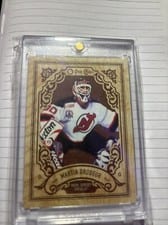 2023-24 O-Pee-Chee Wood Variants Martin Brodeur #W-MB card