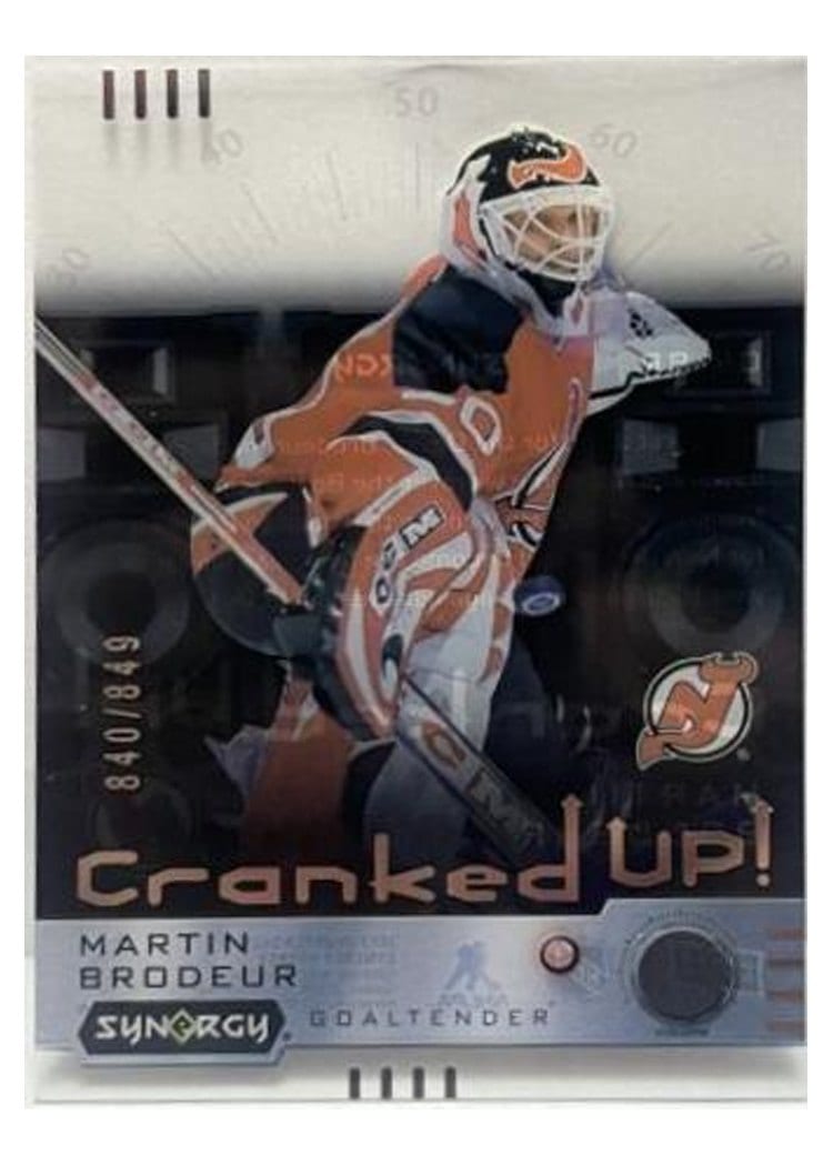 2023-24 Upper Deck Synergy Cranked Up Martin Brodeur #CR-BR card
