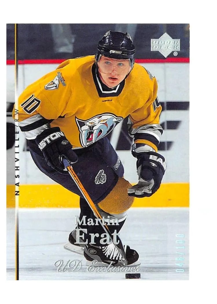 2007 Upper Deck Martin Erat #11 card