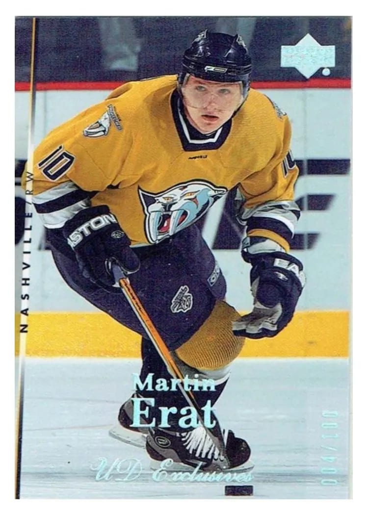 2007 Upper Deck Martin Erat #11 card