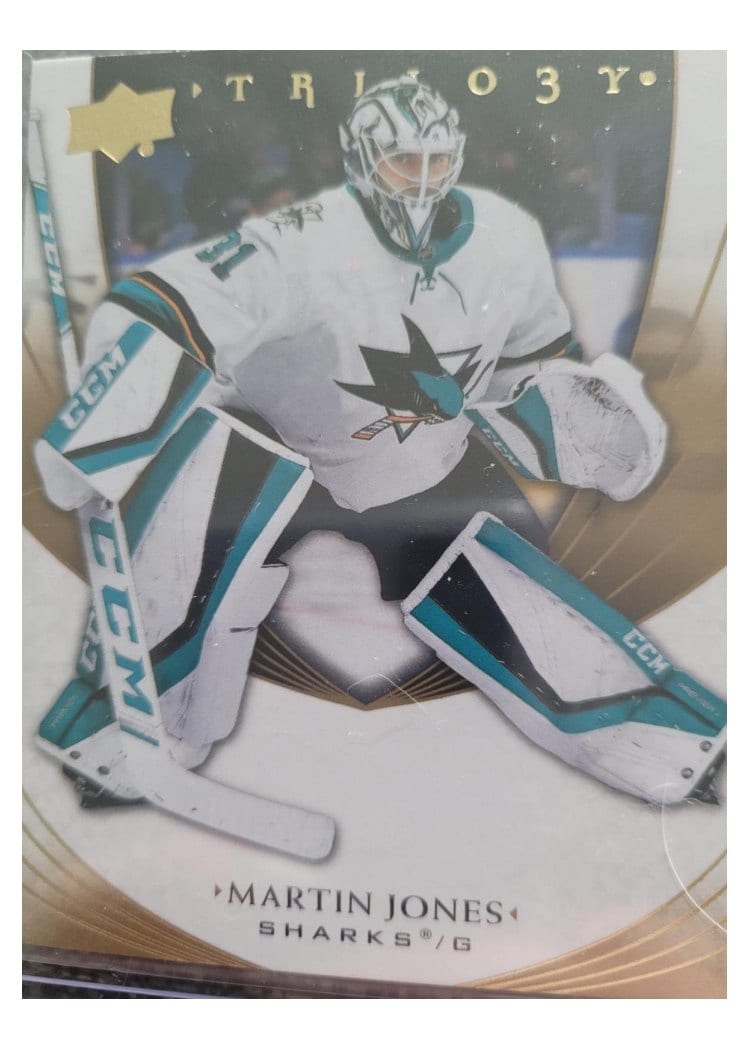 2020-21 Upper Deck Trilogy Base Set Martin Jones #16 card