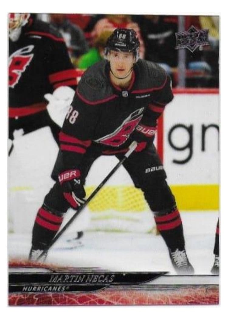 2024-25 Upper Deck Base Set Martin Necas Clear Cut #41 card