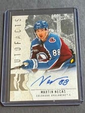 2025-26 Upper Deck Artifacts Autofacts Martin Necas #AF-MN