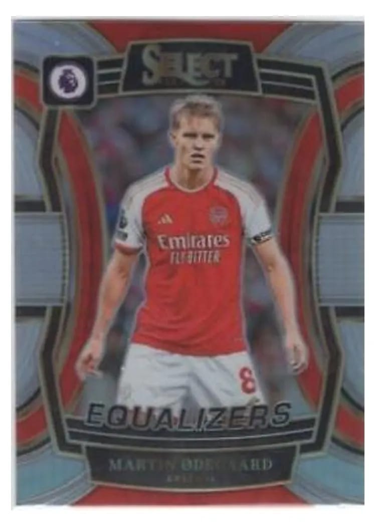 2023 Panini Select Premier League Equalizers Martin Odegaard #2 card