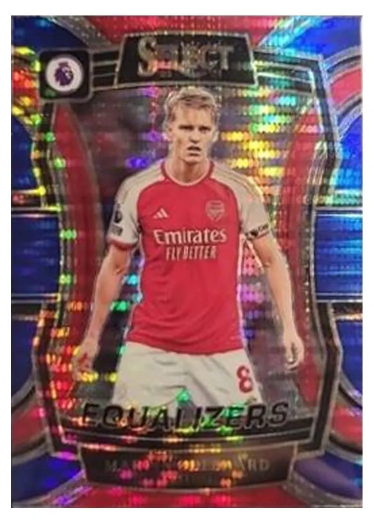 2023 Panini Select Premier League Equalizers Martin Odegaard #2 card