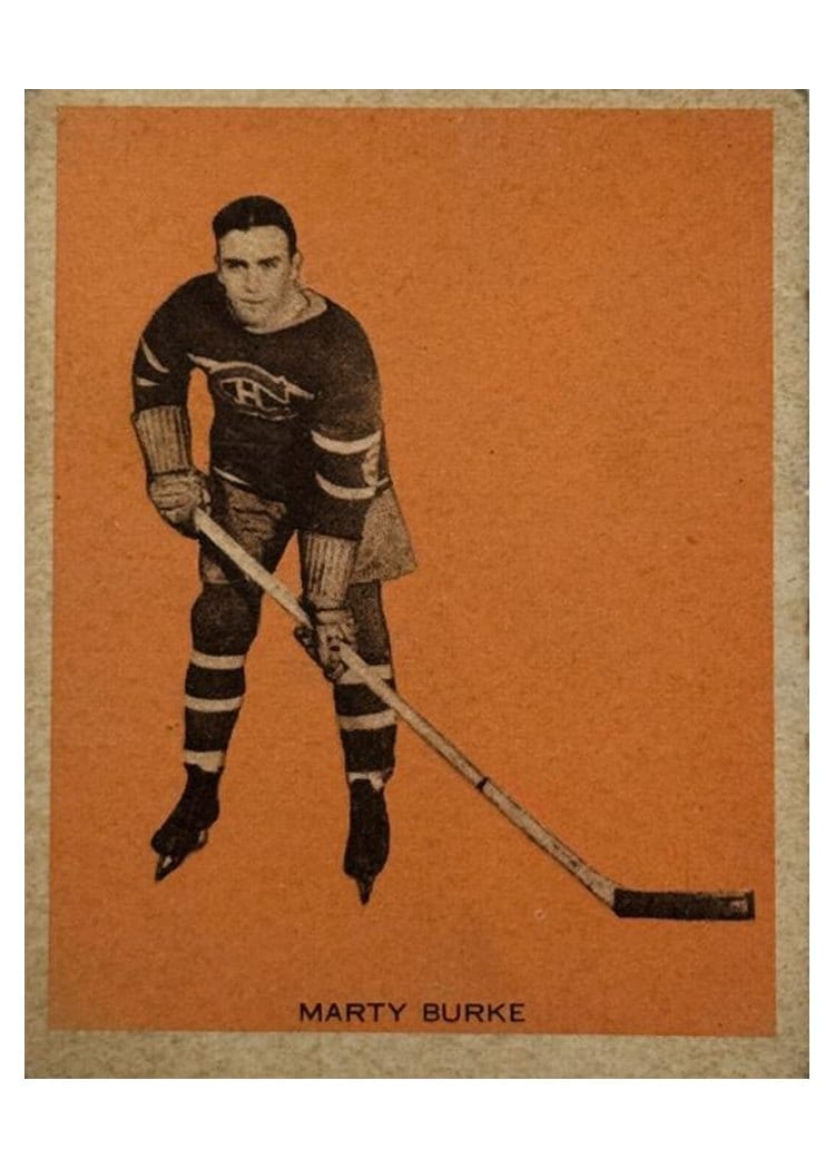 1933 Hamilton Gum Marty Burke #3 card