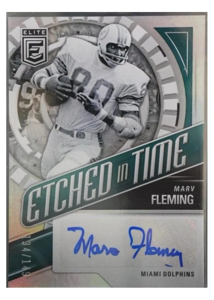 2024 Donruss Elite Etched in Time Signatures Marv Fleming #ETS-MFL card