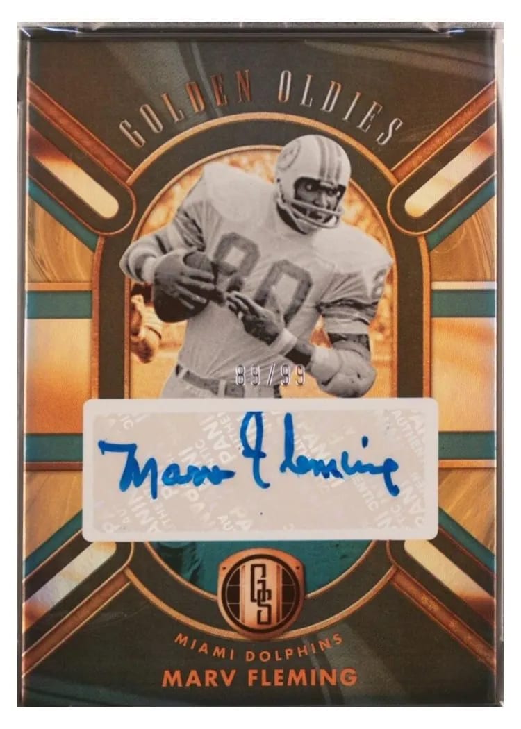 2024 Panini Gold Standard Golden Oldies Autograph Marv Fleming #GO-MFG card