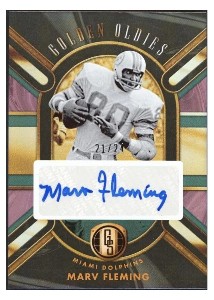 2024 Panini Gold Standard Golden Oldies Autograph Marv Fleming #GO-MFG card