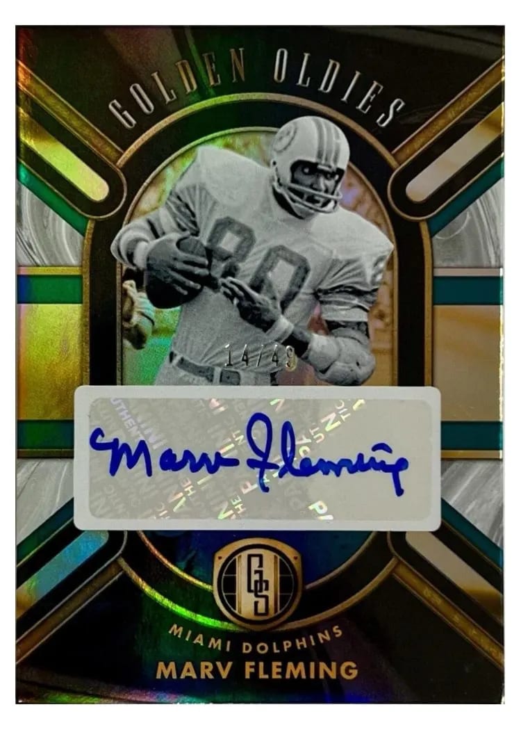 2024 Panini Gold Standard Golden Oldies Autograph Marv Fleming #GO-MFG card
