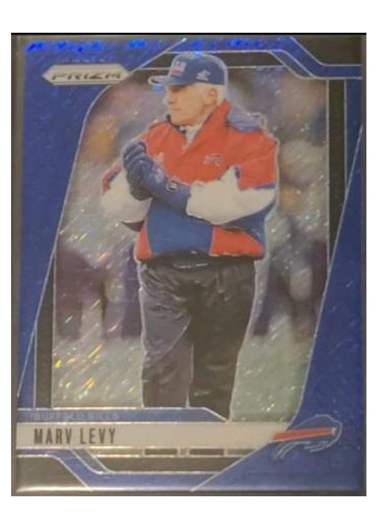 2024 Panini Prizm Base Set Marv Levy Blue #34 card