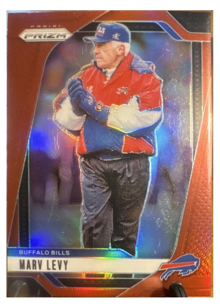 2024 Panini Prizm Base Set Marv Levy #34 card