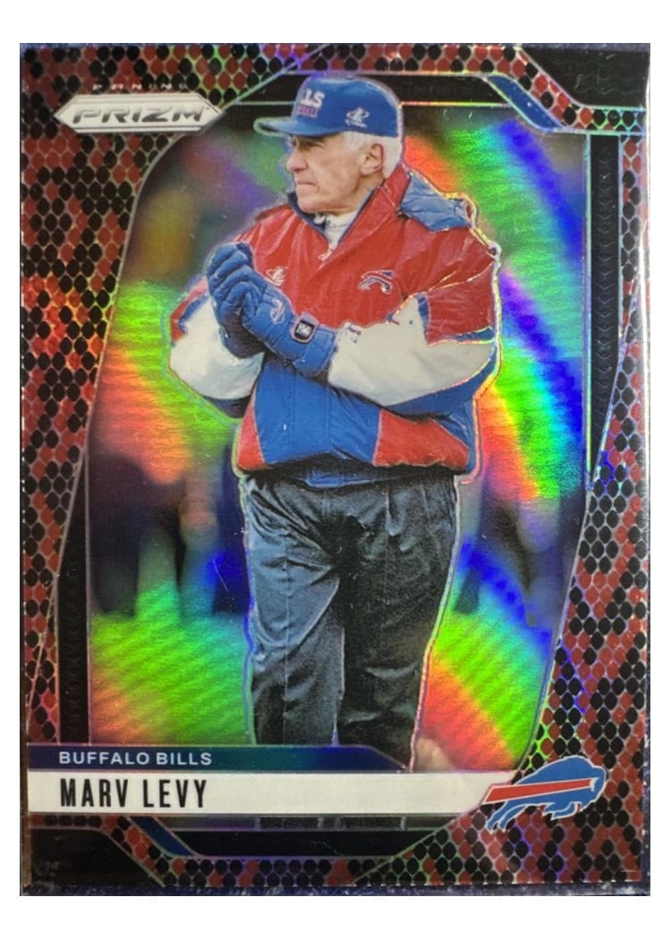 2024 Panini Prizm Base Set Marv Levy #34 card