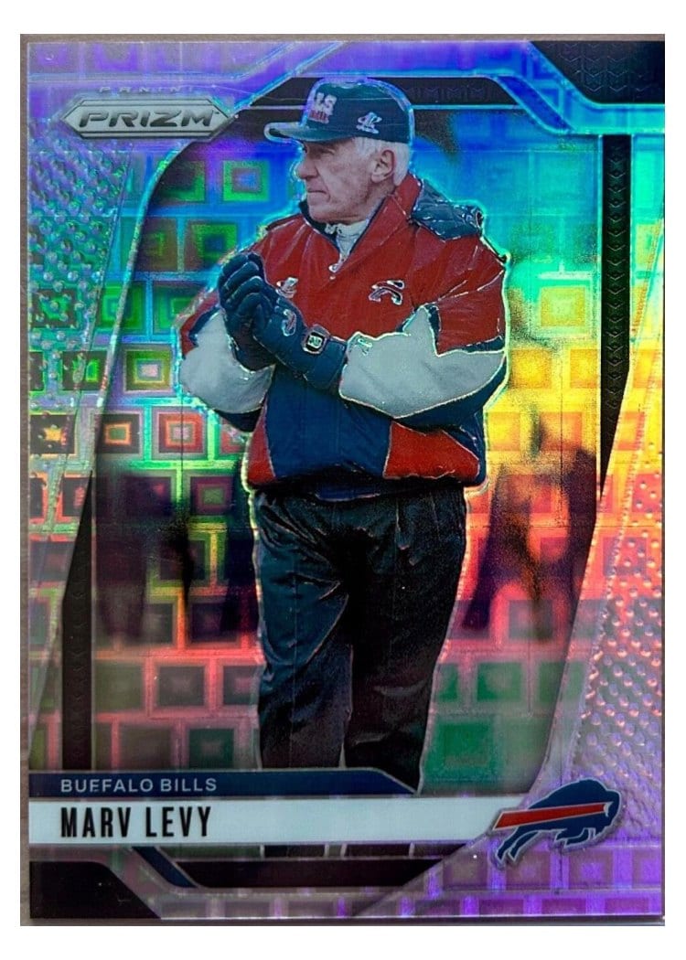 2024 Panini Prizm Base Set Marv Levy #34 card