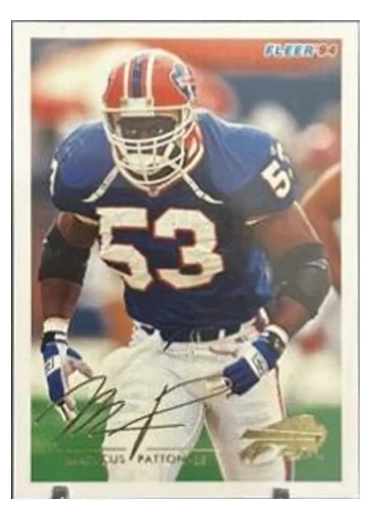 1994 Fleer Marvcus Patton #45 card