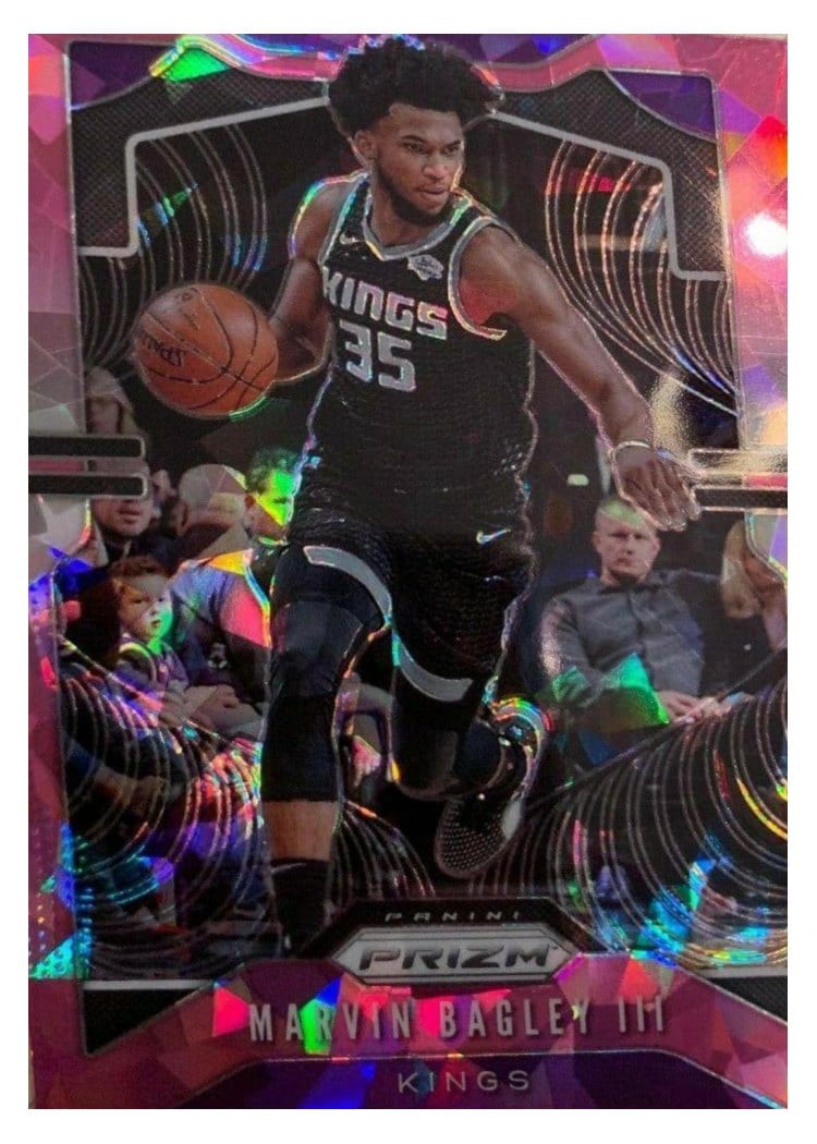 2019-20 Panini Prizm Base Set Marvin Bagley III Pink Ice Prizm #121 card