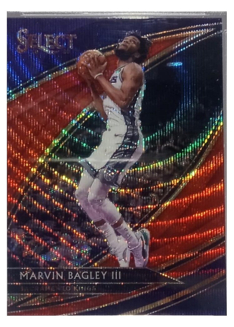 2019-20 Panini Select Base Set Marvin Bagley III Red Wave #213 card