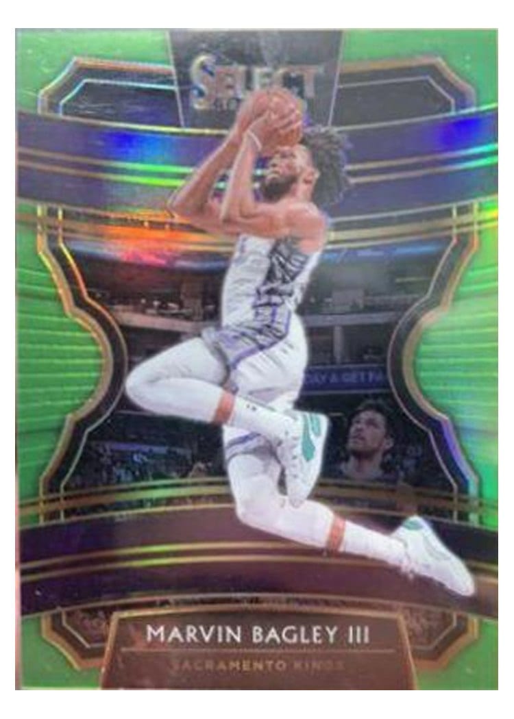2019-20 Panini Select Base Set Marvin Bagley III Green Prizm #87 card