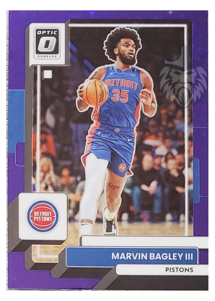 2022-23 Donruss Optic Base Set Marvin Bagley III Purple Stars #103 card