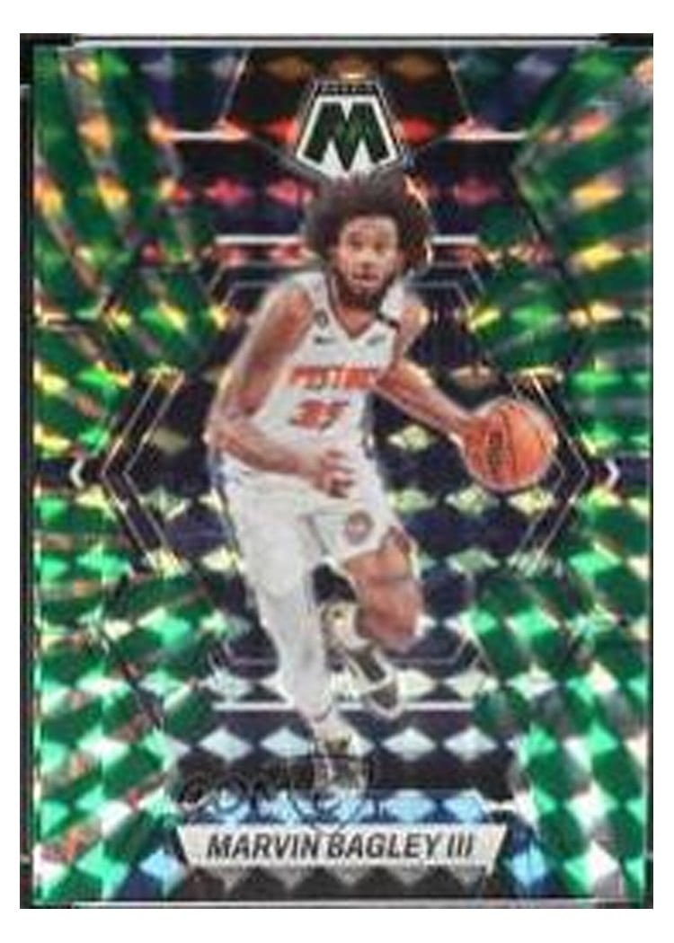 2022-23 Panini Mosaic Base Set Marvin Bagley III Green Swirl #56 card