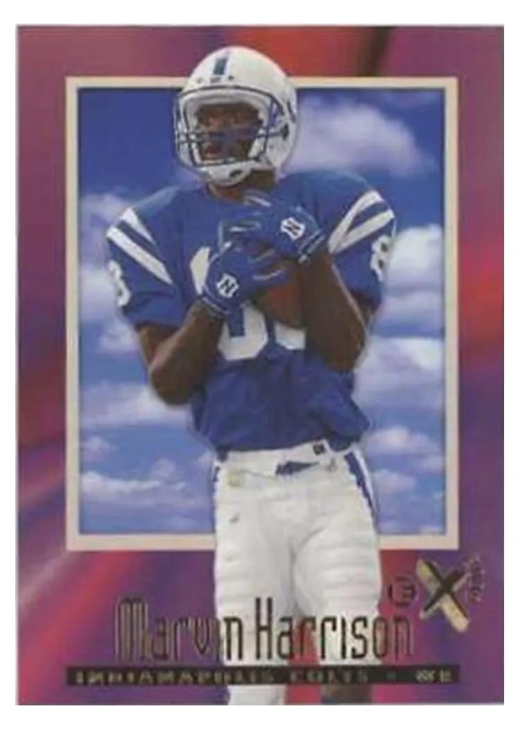 1997 Skybox E X2000 Marvin Harrison #43 card
