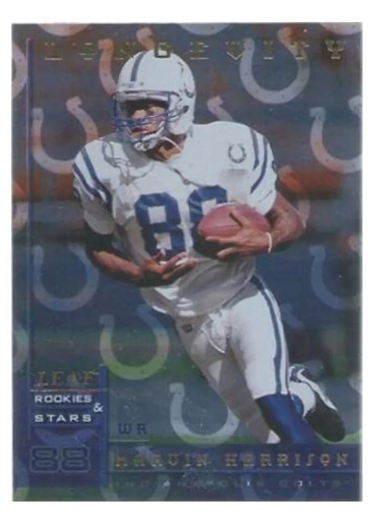 1998 Leaf Rookies & Stars Marvin Harrison #2 card